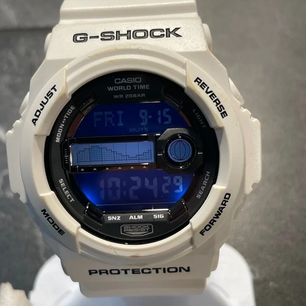 Rare Limited White G-Shock G -Lide IN4MATION COLLAB Model GLX-150X